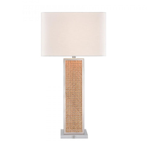Elk Webb 36 Inch High 1 Light Table Lamp in Natural with Polished Nickel Model: H0019-11164