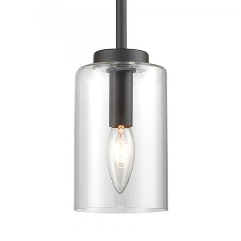 Elk West End 1 Light MINI PENDANT in Oil Rubbed Bronze Finish Model: CN240511