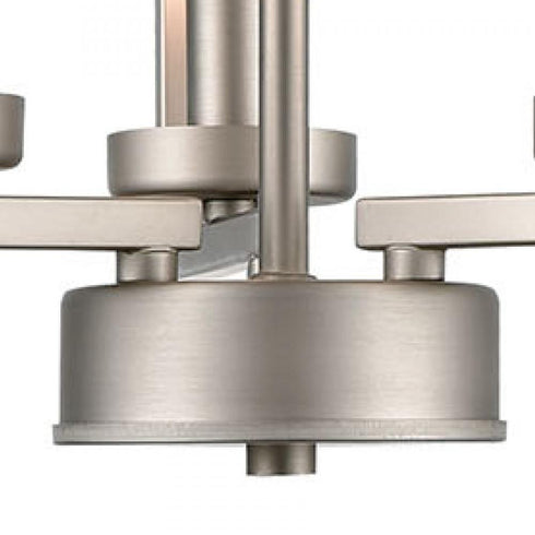 Elk West End SEMI FLUSH MOUNT in Brushed Nickel Finish Model: CN240382