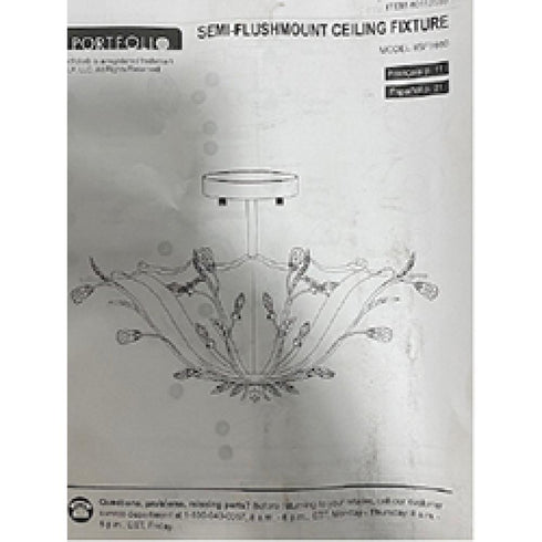 Elk Westmore FLUSH MOUNT in Brown Finish Model: SF9860