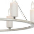 Elk White Stone CHANDELIER in Polished Nickel Finish Model: 69347/6