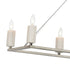Elk White Stone ISLAND LIGHT in Polished Nickel Finish Model: 69348/8
