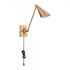 Elk Whitmire 10.5 Inch High 1 Light Plug I Hardwire Sconce in Brushed Gold Model: EC89230/1