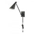 Elk Whitmire 10.5 Inch High 1 Light Plug I Hardwire Sconce in Matte Black Model: EC89220/1