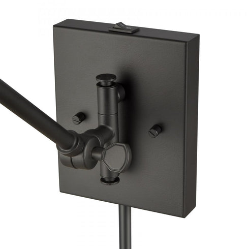 Elk Whitmire 10.5 Inch High 1 Light Plug I Hardwire Sconce in Matte Black Model: EC89220/1