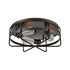 Elk Wickshire FLUSH MOUNT in Matte Black Finish Model: 46382/3