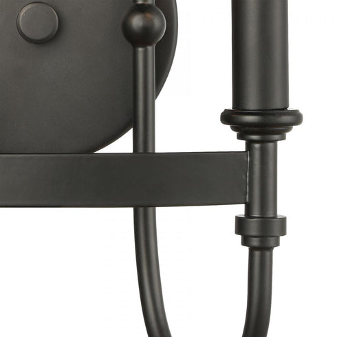Elk Wickshire SCONCE in Matte Black Finish Model: 46381/2