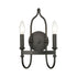 Elk Wickshire SCONCE in Matte Black Finish Model: 46381/2