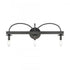 Elk Williamson VANITY LIGHT in Black Finish Model: 75075/3