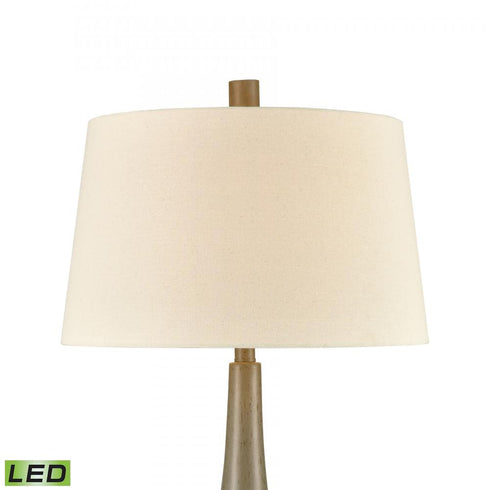 Elk Winchell 33 Inch High 1 Light Table Lamp in Polished Concrete Includes LED Bulb Model: 77208-LED