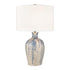 Elk Winship 26 Inch High 1 Light Table Lamp White in White Crackle Finish Model: H0019-9561