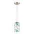 Elk Winter Wind MINI PENDANT in Satin Nickel Finish Model: 85341/1
