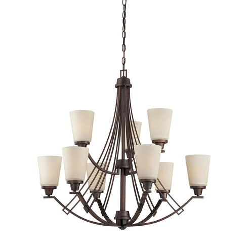 Elk Wright 9 Light CHANDELIER in Espresso Finish Model: TK0012704