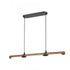 Elk Wyatt 40.5 Inch Wide Integrated Chandelier in Matte Black Model: 90280/1