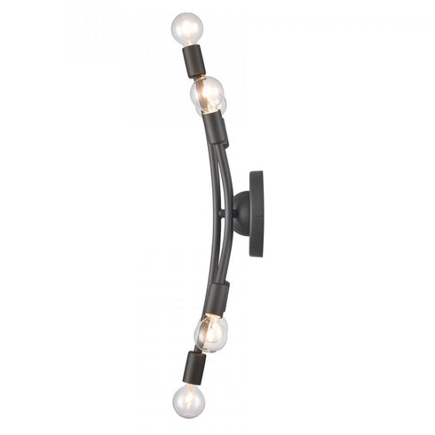Elk Xavier 19.75 Inch Wide 6 Light Vanity Light in Matte Black Model: EC89265/6