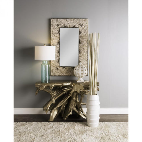 Elk Yava CONSOLE TABLE DESK in Champagne Gold Finish Model: 7011-007