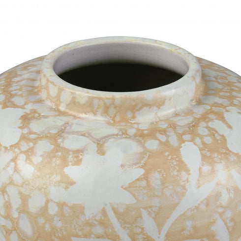 Elk Yvonne Jar Set of 2 in Cream Glazed Model: S0037-11351/S2