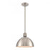 Elk Zayne 12 Inch Wide 1 Light Pendant in Brushed Nickel Model: EC89735/1