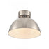 Elk Zayne 12 Inch Wide 1 Light Semi Flush in Brushed Nickel Model: EC89734/1