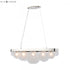 Elk Zoetrope 5 Light CHANDELIER in Polished Chrome White Clear White Clear Finish Model: D4210