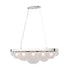 Elk Zoetrope 5 Light CHANDELIER in Polished Chrome White Clear White Clear Finish Model: D4210
