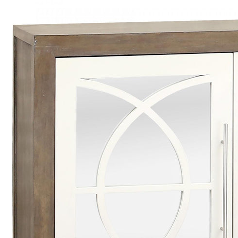 Elk Zoran CABINET CREDENZA in Weathered Mahogany Finish Model: 17564