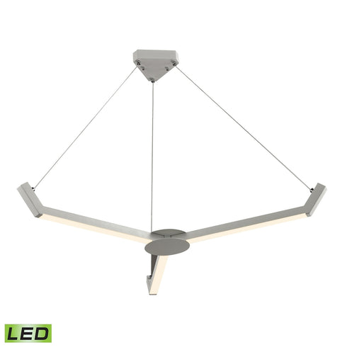 Elk Zuno 1 Light CHANDELIER in Matte White Finish Model: 50007/3