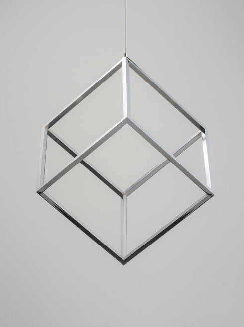 ET2 4 Square Single Pendant in Polished Chrome Finish Model: E30582-PC