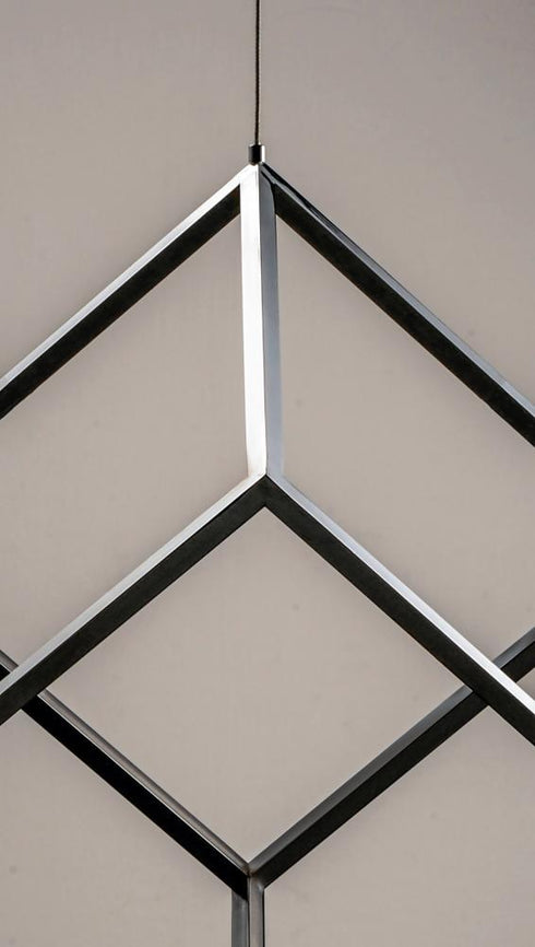 ET2 4 Square Single Pendant in Polished Chrome Finish Model: E30582-PC