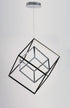 ET2 4 Square Single Pendant Model: E30584-BKPC