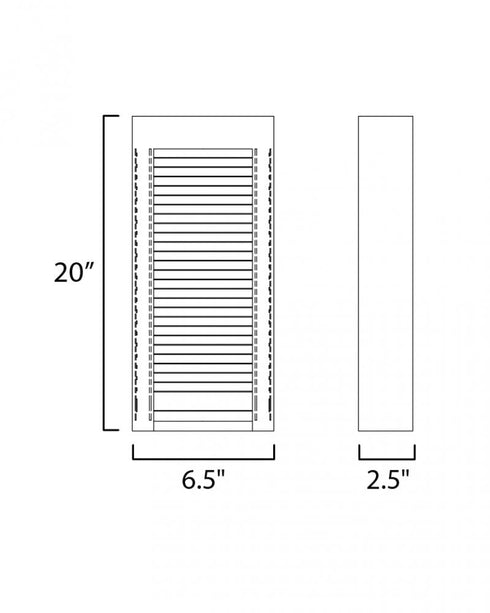 ET2 Alcove Outdoor Wall Mount Model: E30106-BKGLD