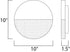 ET2 Alumilux Glow Wall Sconce Model: E41280-BK