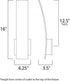 ET2 Alumilux Prime Wall Sconce Model: E41307-BK