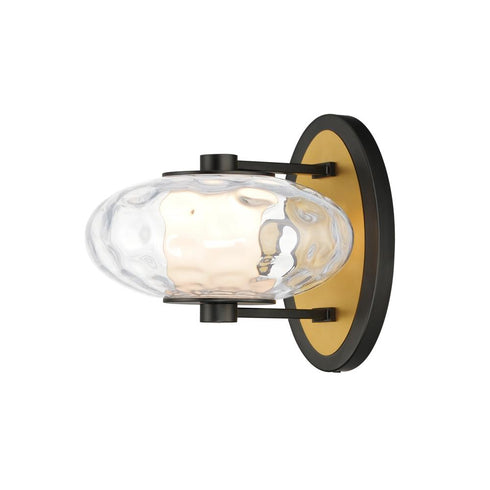 ET2 Amulet Wall Sconce in Black / Natural Aged Brass Finish Model: E24030-24BKNAB