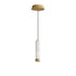 ET2 Aragon Mini Pendant in White Alabaster / Gold Finish Model: E11202-WAGLD