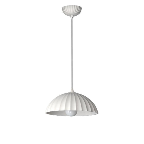 ET2 Basilica Single Pendant in Chaulk White Finish Model: E25141-CHK