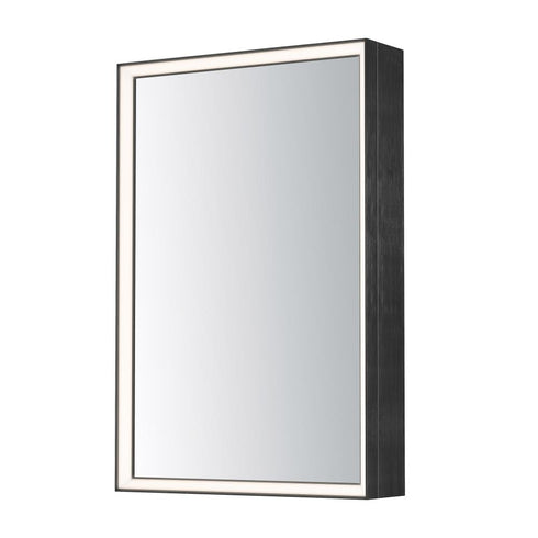 ET2 Bevel LED Mirror in Brushed Black Finish Model: E42065-BBK