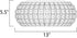 ET2 Bijou Flush Mount Model: E21800-20PC
