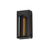 ET2 Brasilia Outdoor Wall Mount in Black Finish Model: E30273-BK