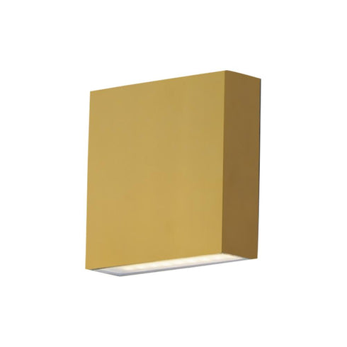 ET2 Brik Outdoor Wall Mount in Natural Aged Brass Finish Model: E23212-NAB