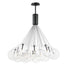 ET2 Burst Multi Light Pendant in Black Finish Model: E25088-142BK