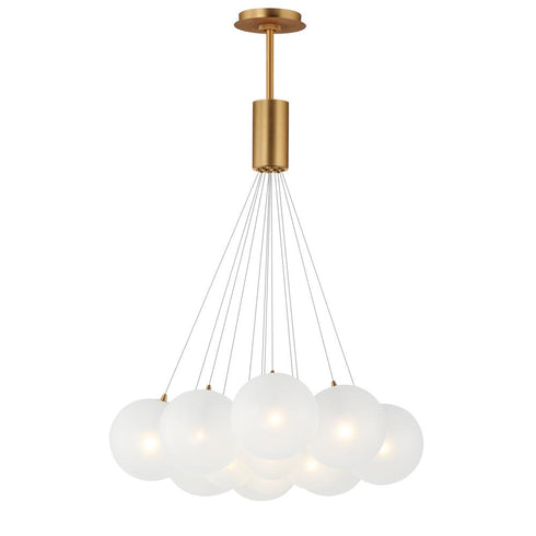 ET2 Burst Multi Light Pendant in Black Finish Model: E25089-54GLD
