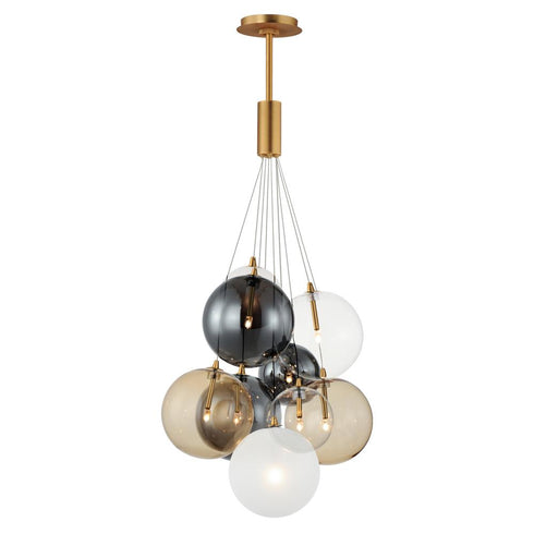 ET2 Burst Multi Light Pendant in Gold Finish Model: E25087-142GLD
