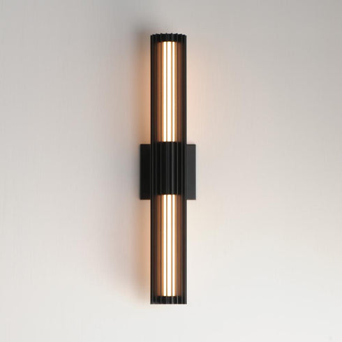 ET2 Citadel Outdoor Wall Mount in Black Finish Model: E30316-BK