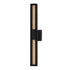 ET2 Citadel Outdoor Wall Mount in Black Finish Model: E30318-BK