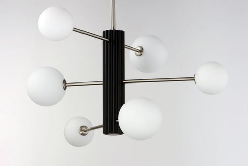 ET2 Cog Multi Light Pendant Model: E24064-92BKSN