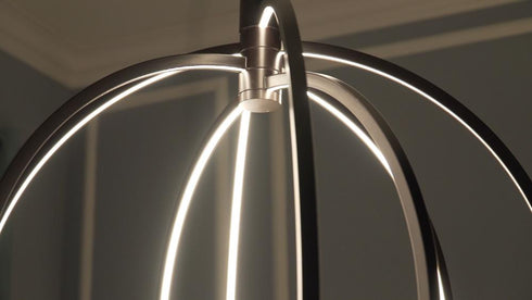 ET2 Concentric LED Single Pendant Model: E24049-BZ