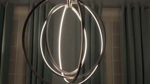 ET2 Concentric LED Single Pendant Model: E24049-BZ