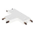 ET2 Continuum - Track Continuum Track LED Track Connecting Cord in Black Finish Model: ETMSC90-3TW-BK