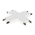 ET2 Continuum - Track Continuum Track LED Track Connecting Cord in Black Finish Model: ETMSC90-3TW-BK